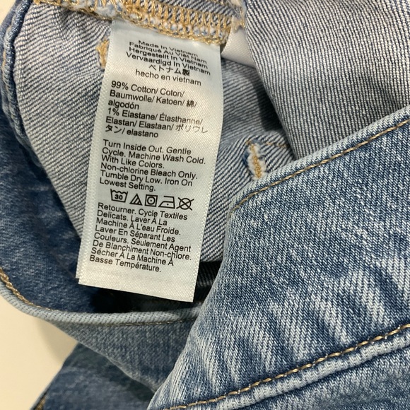 J.Crew Wide Leg Crop Jeans Size 30 | High Rise Blue Denim - Picture 4 of 6